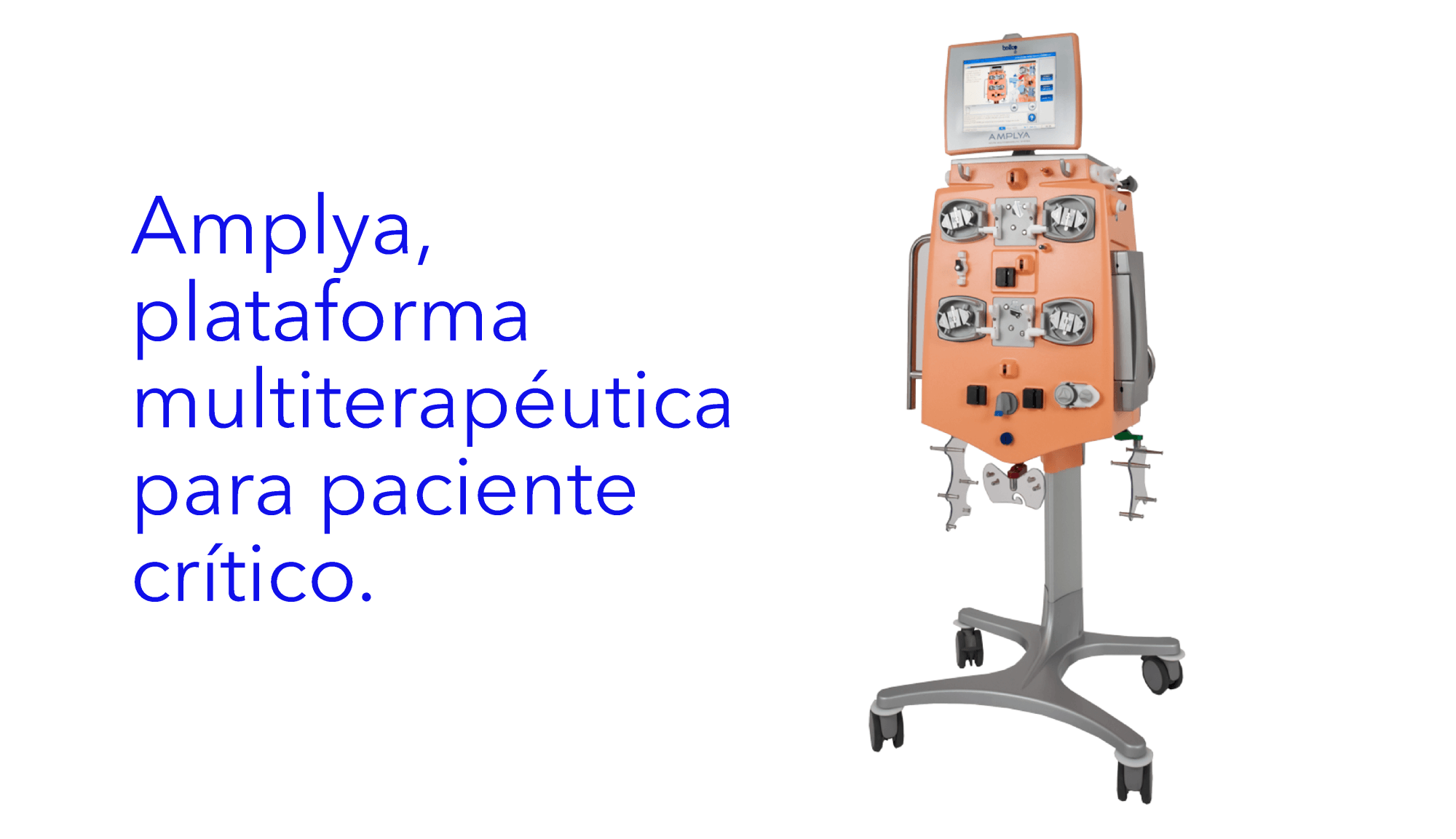 Amplya, plataforma multiterapéutica para paciente crítico .| Amplya, plataforma multiterapêutica para pacientes críticos .
